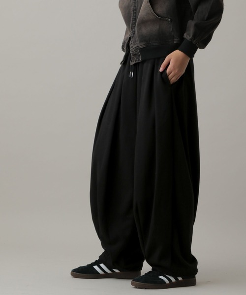 LAND MUSEUM（ランドミュージアム）の「LAND MUSEUM／バルーンスウェットパンツ（スウェットパンツ・メンズ・ブラック/グレー・FREE）」の15枚目の写真