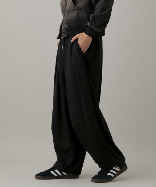 LAND MUSEUM（ランドミュージアム）の「LAND MUSEUM／バルーンスウェットパンツ（スウェットパンツ・メンズ・ブラック/グレー・FREE）」の14枚目の写真