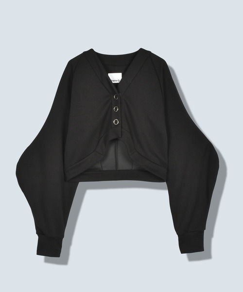CURVE SLEEVE CUT CD（カーディガン/ボレロ）｜OMMO（オーエムエムオー