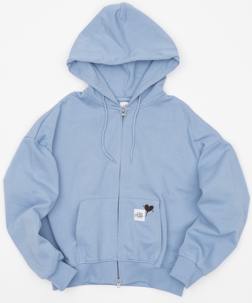 kaoyorinakami（カオヨリナカミ）の「balloon short zip hoodie / バルーンショートジップフーディ（パーカー・メンズ・ブラック/レッド/ネイビー/ブルー/グレー・MEDIUM/SMALL/X-LARGE/LARGE）」の4枚目の写真