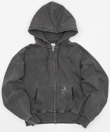 kaoyorinakami(�J�I�����i�J�~)��balloon short zip hoodie / �o���[���V���[�g�W�b�v�t�[�f�B(�p�[�J�[)