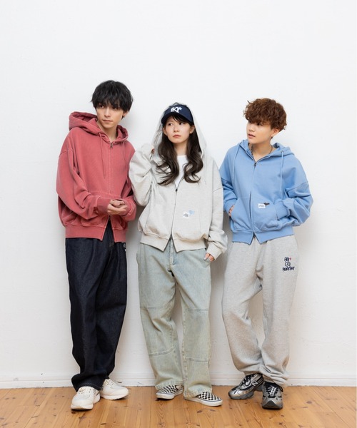 kaoyorinakami（カオヨリナカミ）の「balloon short zip hoodie / バルーンショートジップフーディ（パーカー・メンズ・ブラック/レッド/ネイビー/ブルー/グレー・MEDIUM/SMALL/X-LARGE/LARGE）」の19枚目の写真