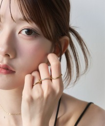 Ms.yuu by Nothing And Others（ミスユーバイナッシングアンドアザーズ）の「【AKB48 千葉恵里さん着用】Ms.yuu by Nothing And Others/3連コネクテッドリング（リング）」