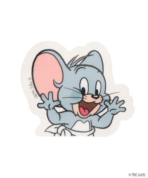 Tom＆Jerry（トムアンドジェリー）の「【公式】トムとジェリー　ペタッとステッカー（ステッカー/テープ・レディース・ライトグレー/ブラウン/グレー・FREE）」の2枚目の写真