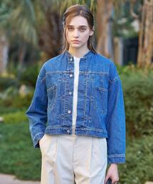 DRESSTERIOR（ドレステリア）の「【ウォッシャブル】ヴィンテージバンドカラーGジャン（デニムジャケット）」