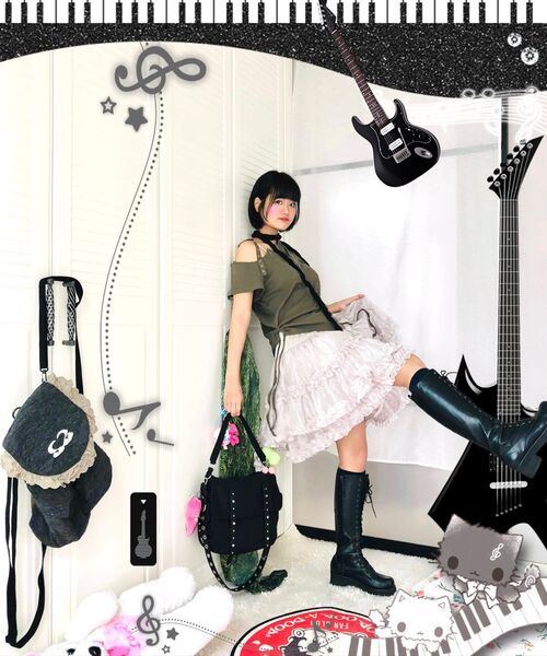 NILLRING(ニルリン)の「11AM30 Stud shoulder bag _ Black(ショルダーバッグ・レディース・その他・FREE)」の5枚目の写真
