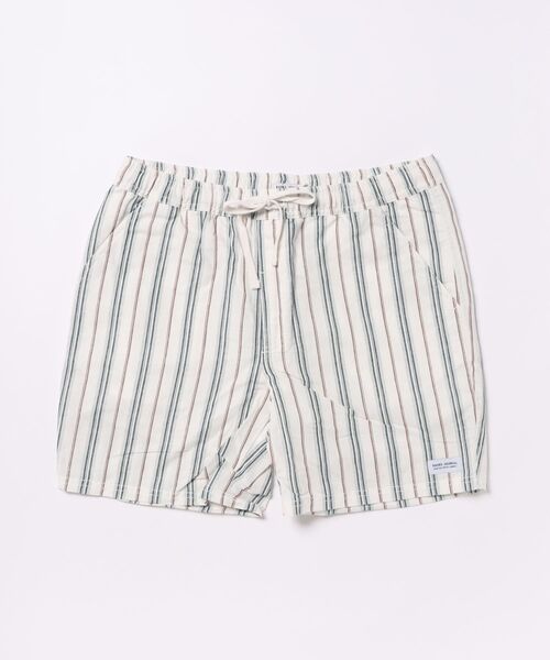 BANKS（バンクス）の「BOARD SHORTS/BANKS/バンクスストライプ サーフショーツ / ボードショーツ 水陸両用 / サーフパンツ 海パン（水着・メンズ・ホワイト/ネイビー・SMALL/MEDIUM/LARGE）」の2枚目の写真