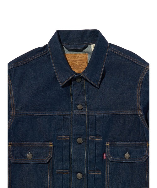 Levi's（リーバイス）の「Levi's/リーバイス TYPEⅡトラッカージャケット（デニムジャケット・メンズ・ダークインディゴブルー・S/XL/L/M）」の9枚目の写真