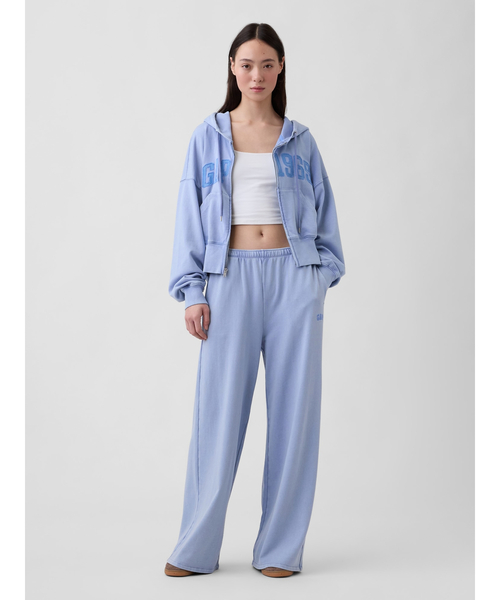 GAP(ギャップ)の「フレンチテリー GAP1969ロゴ バギースウェットパンツ(スウェットパンツ・レディース・ブラック/グレー/ブルー/ピンク・S/M/L/XS/XXS)」の7枚目の写真