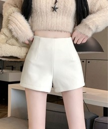 裏起毛 ストレッチ ショートパンツ