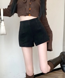 裏起毛 ストレッチ ショートパンツ