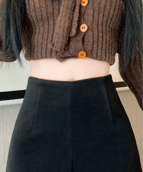 kirakiraShop(キラキラショップ)の「裏起毛 ストレッチ ショートパンツ(その他パンツ・レディース・オフホワイト/ブラック・S/M/L)」の18枚目の写真