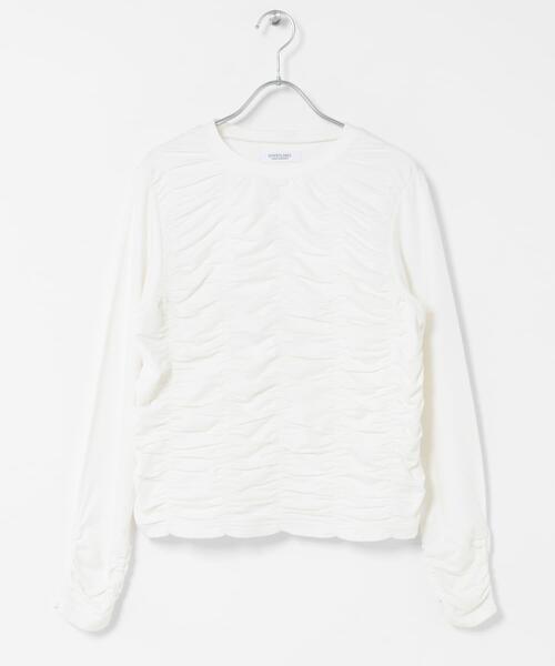 URBAN RESEARCH Sonny Label(アーバンリサーチサニーレーベル)の「シャーリングデザインプルオーバー(Tシャツ/カットソー・レディース・ブラック/オフホワイト・FREE)」の10枚目の写真