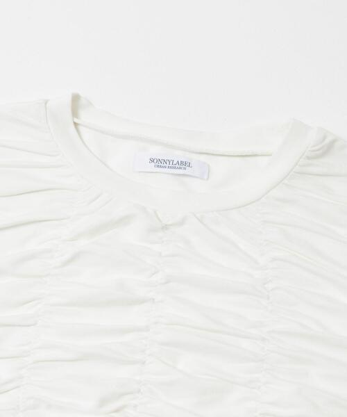 URBAN RESEARCH Sonny Label(アーバンリサーチサニーレーベル)の「シャーリングデザインプルオーバー(Tシャツ/カットソー・レディース・ブラック/オフホワイト・FREE)」の11枚目の写真