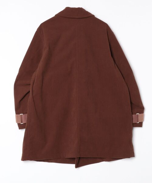 MOUNTAIN RESEARCH(マウンテンリサーチ)の「【MOUNTAIN RESEARCH】マウンテンリサーチ A Coat(ピーコート・メンズ・ブラウン・SMALL)」の2枚目の写真