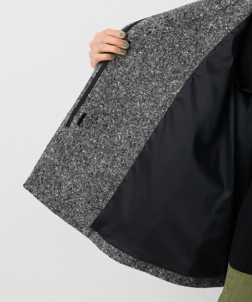 UNTITLED（アンタイトル）の「【スタンドカラー/オンオフ使える】クラシカルツイードコート（その他アウター・レディース・キャメル/ライトグレー/ブラック・01/00/50/48/46/44/04/03/02）」の13枚目の写真