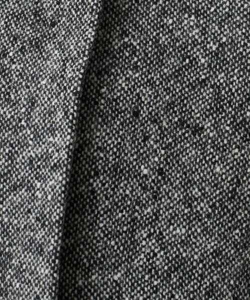 UNTITLED（アンタイトル）の「【スタンドカラー/オンオフ使える】クラシカルツイードコート（その他アウター・レディース・キャメル/ライトグレー/ブラック・01/00/50/48/46/44/04/03/02）」の14枚目の写真