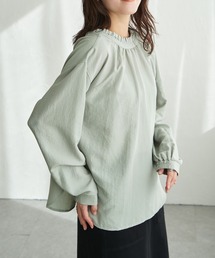 ikka | 襟フリルリボン2WAYブラウス(シャツ/ブラウス)