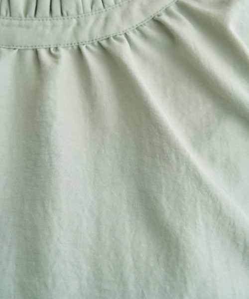 ikka（イッカ）の「襟フリルリボン2WAYブラウス（シャツ/ブラウス・レディース・オフホワイト/グレイッシュベージュ/ライトグリーン/ライトグレー/ブルー・M/L/S）」の17枚目の写真