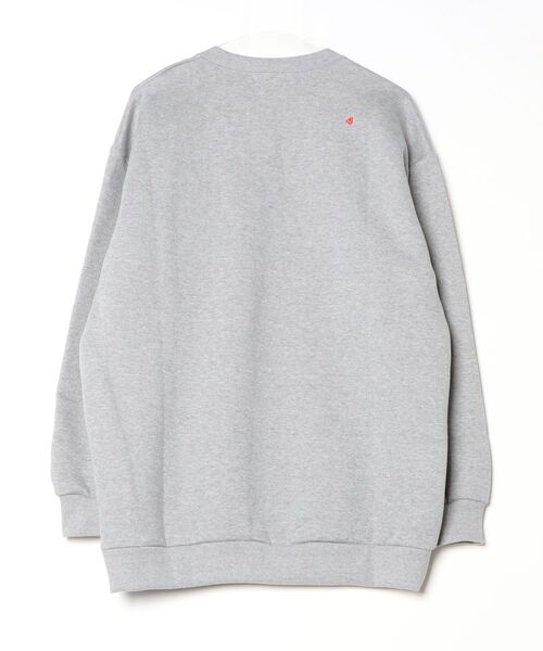 DOUBLE STANDARD CLOTHING(ダブルスタンダードクロージング)の「Dワッペン 裏起毛プルオーバー(WEB限定)(スウェット・レディース・ブラック/グレー・FREE)」の3枚目の写真