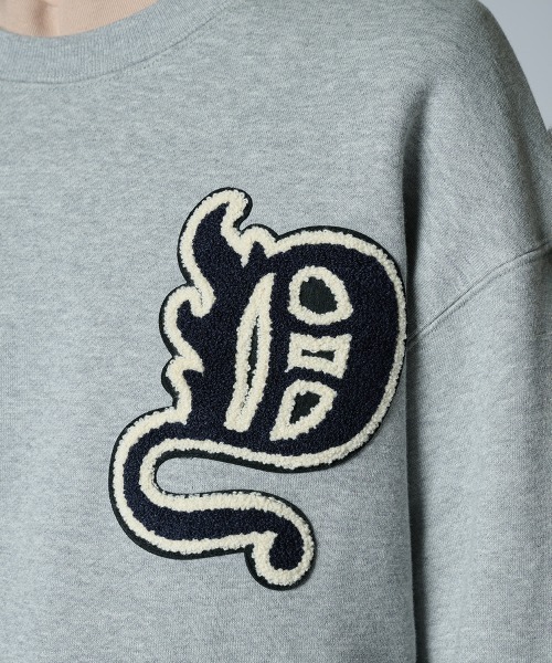 DOUBLE STANDARD CLOTHING(ダブルスタンダードクロージング)の「Dワッペン 裏起毛プルオーバー(WEB限定)(スウェット・レディース・ブラック/グレー・FREE)」の8枚目の写真