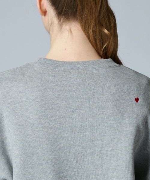 DOUBLE STANDARD CLOTHING(ダブルスタンダードクロージング)の「Dワッペン 裏起毛プルオーバー(WEB限定)(スウェット・レディース・ブラック/グレー・FREE)」の10枚目の写真