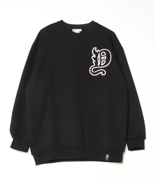 DOUBLE STANDARD CLOTHING(ダブルスタンダードクロージング)の「Dワッペン 裏起毛プルオーバー(WEB限定)(スウェット・レディース・ブラック/グレー・FREE)」の21枚目の写真