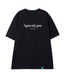[アポカリプス]コットンルーズフィット半袖Tシャツ_ブラック