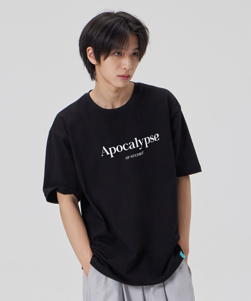 ASTRAL PROJECTION（アストラルプロジェクション）の「[アポカリプス]コットンルーズフィット半袖Tシャツ_ブラック（Tシャツ/カットソー・メンズ・その他・XXL/M/L/XL）」の2枚目の写真