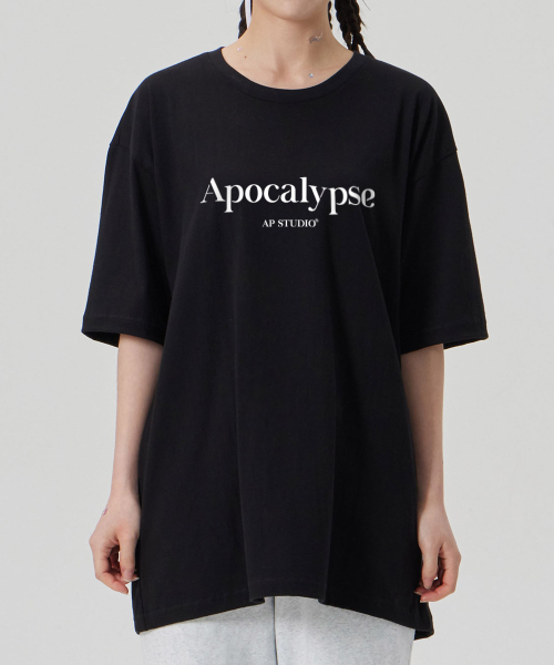 ASTRAL PROJECTION（アストラルプロジェクション）の「[アポカリプス]コットンルーズフィット半袖Tシャツ_ブラック（Tシャツ/カットソー・メンズ・その他・XXL/M/L/XL）」の3枚目の写真