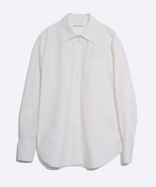 HARDCORE HAPPINESS（ハードコアハピネス）の「COTTON LOGO POCKET SHIRTS_WHITE（シャツ/ブラウス・レディース・その他・FREE）」の2枚目の写真