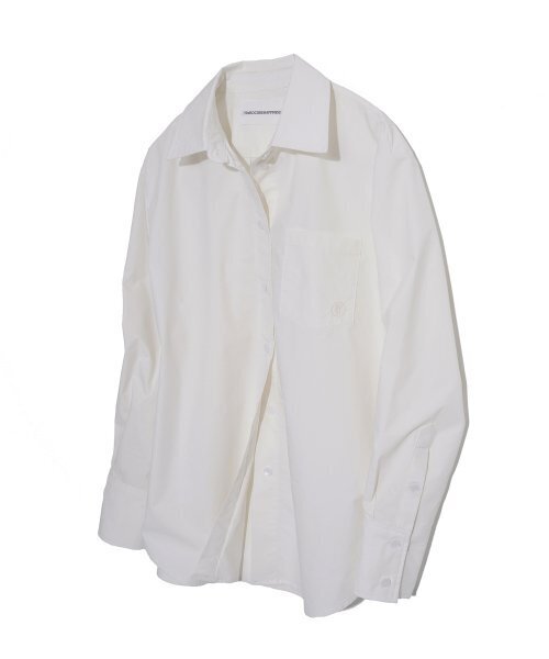 HARDCORE HAPPINESS（ハードコアハピネス）の「COTTON LOGO POCKET SHIRTS_WHITE（シャツ/ブラウス・レディース・その他・FREE）」の4枚目の写真