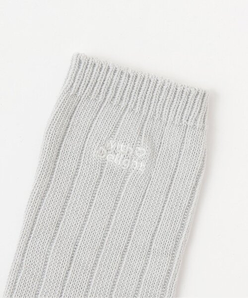 LOVETOXIC（ラブトキシック）の「ロゴカラールーズソックス（ソックス/靴下・キッズ・グレー/イエロー/サックスブルー/ブラック/オフホワイト・F）」の8枚目の写真