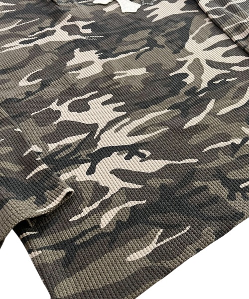 SK8ER ROCK(スケーターロック)の「Double Cross Camouflage Henley Neck T-shirt ((Beige))(Tシャツ/カットソー・レディース・その他・ONE SIZE)」の6枚目の写真