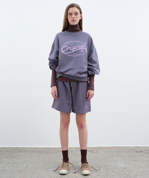 BENSIMON(ベンシモン)の「CIRCLE LOGO SWEATSHORTS - CHARCOAL(その他パンツ・レディース・チャコール・FREE)」の2枚目の写真