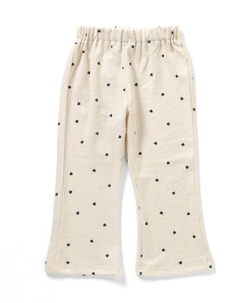 apres les cours（アプレレクール）の「ぽこぽこフレアレギンスパンツ_ジュニア対応（その他パンツ・キッズ・イエロー/サックスブルー/アイボリー・110/100/90/80/140/130/120）」の10枚目の写真