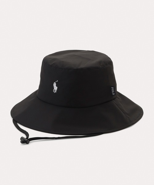 POLO RALPH LAUREN（ポロ ラルフ ローレン）の「遮光100％ 撥水 軽量 パラソルハット ポロポニー刺繍（ハット・レディース・ブラック/パープル/ベージュ/ネイビー・FREE）」の13枚目の写真