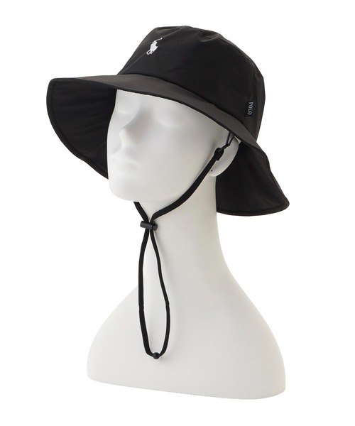 POLO RALPH LAUREN（ポロ ラルフ ローレン）の「遮光100％ 撥水 軽量 パラソルハット ポロポニー刺繍（ハット・レディース・ブラック/パープル/ベージュ/ネイビー・FREE）」の16枚目の写真