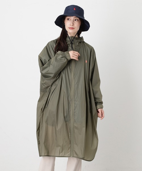 POLO RALPH LAUREN（ポロ ラルフ ローレン）の「遮光100％ 撥水 軽量 パラソルハット ポロポニー刺繍（ハット・レディース・ブラック/パープル/ベージュ/ネイビー・FREE）」の12枚目の写真