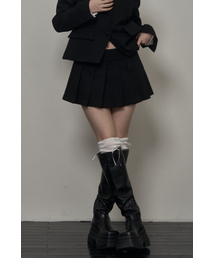 KHAKIPOINT（カーキポイント）の「Pleats Skirt (black)（スカート）」