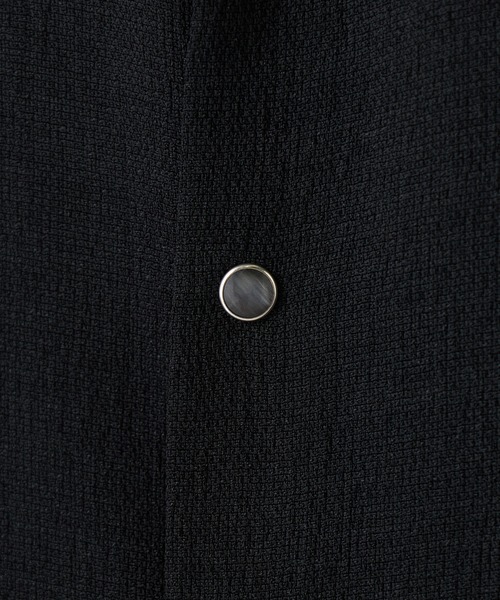 MEN'S BIGI（メンズビギ）の「ブッチャー七分袖シャツ＜ストレッチ/イージーケア/吸汗性/通気性＞（シャツ/ブラウス・メンズ・ブラウン/ブラック/ベージュ・04/03/02/01）」の13枚目の写真