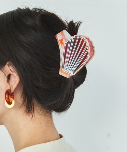 THEATRE PRODUCTS(シアタープロダクツ)の「ヘアクリップ SHELL(バレッタ/ヘアクリップ・レディース・ブラウン/アイボリー・FREE)」の10枚目の写真