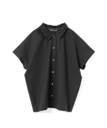 mizuiroind（ミズイロインド）の「mizuiro ind ワッシャーカラーワイドシャツ（シャツ/ブラウス）」