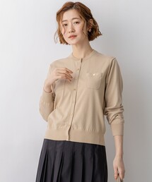 23区 S（ニジュウサンクチイサイサイズ）の「プレミアムビオコットン ポケット カーディガン（カーディガン/ボレロ）」