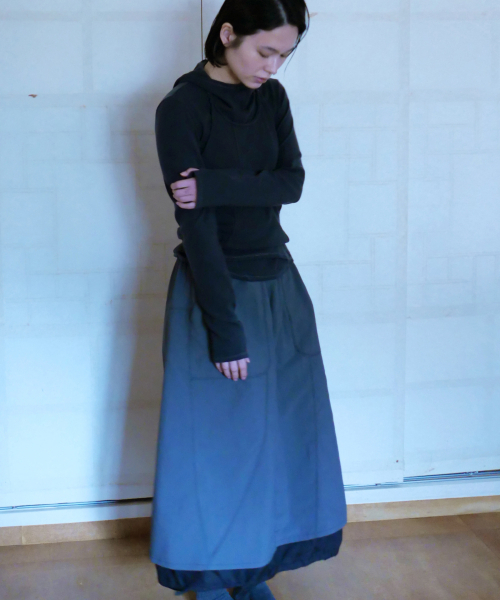 CHAMASPORTSLAB(チャマ スポーツラボ)の「CSL_Ongi Reversible Skirts_Black(スカート・レディース・ブラック・FREE)」の5枚目の写真