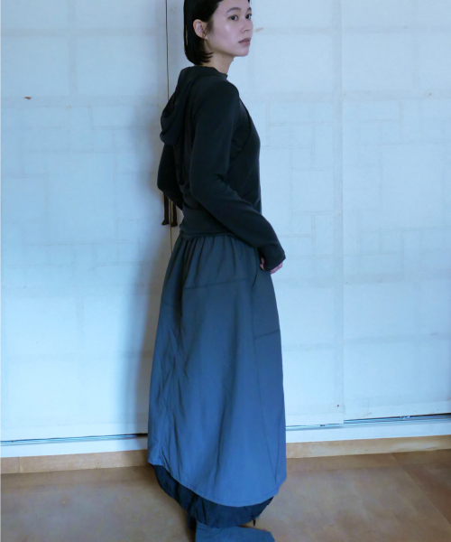 CHAMASPORTSLAB(チャマ スポーツラボ)の「CSL_Ongi Reversible Skirts_Black(スカート・レディース・ブラック・FREE)」の7枚目の写真