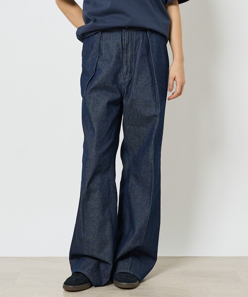 らん WEB限定【Wrangler / ラングラー】WRANCHER DENIM WIDE/ランチャー