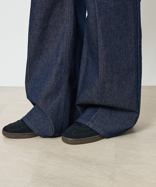 Wrangler(ラングラー)の「WEB限定【Wrangler / ラングラー】WRANCHER DENIM WIDE/ランチャー デニムフレアーワイドパンツ/ユニセックス(その他パンツ・メンズ・ブルー/ブラック/ネイビー・S/L/M)」の12枚目の写真