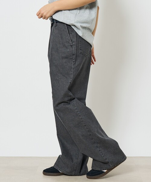 Wrangler（ラングラー）の「WEB限定【Wrangler / ラングラー】WRANCHER DENIM WIDE/ランチャー デニムフレアーワイドパンツ/ユニセックス（その他パンツ・メンズ・ブルー/ブラック/ネイビー・S/L/M）」の12枚目の写真