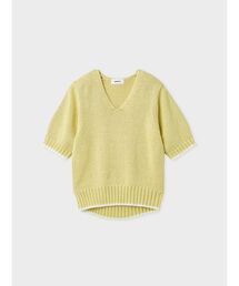 【洗える】organic コットンチャンキーニット